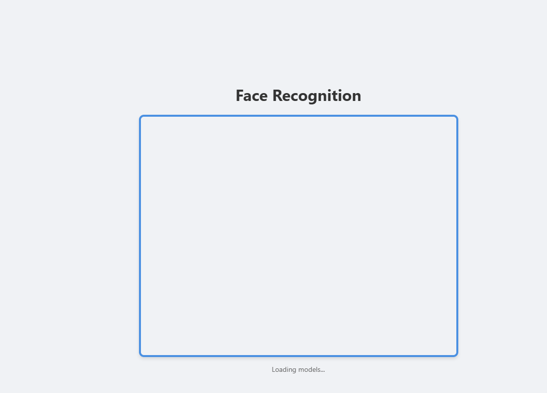 JS based face recognition